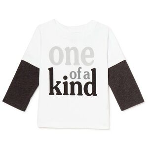 Kids 'One of a Kind' White and Black Shirt NEW Garanimals